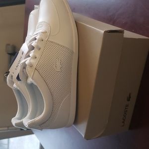 NWT - Lacoste White Sneakers